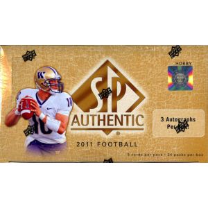 2011 Upper Deck SP Authentic Football Hobby Box