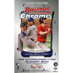 2012 Bowman Chrome Baseball Hobby Box