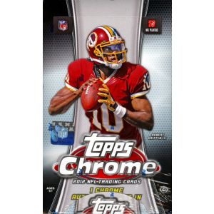 2012 Topps Chrome Football Hobby 12 Box Case