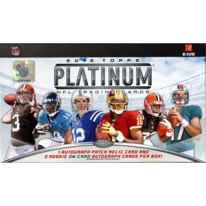 2012 Topps Platinum Football Hobby Box