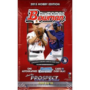 2013 Bowman Baseball Hobby Box