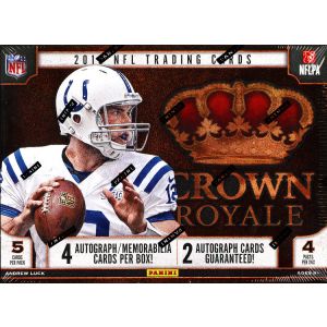 2013 Panini Crown Royale Football Hobby 12 Box Case