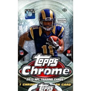 2013 Topps Chrome Football Hobby Box