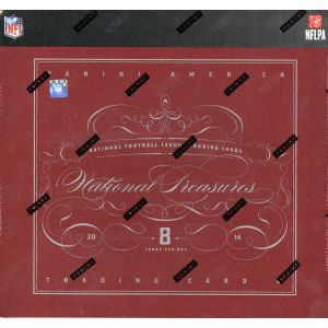 2014 Panini National Treasures Football Hobby 4 Box Case