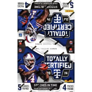 2014 Panini Totally Certified Football Hobby 14 Box Case