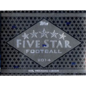2014 Topps Five Star Football Hobby 4 Box Case