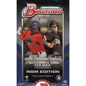 2015 Bowman Baseball Hobby Box - Asia Ed