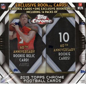 2015 Topps Chrome Football Mega Box - 20 Box Lot