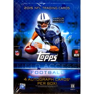 2015 Topps Field Access Football Hobby 12 Box Case