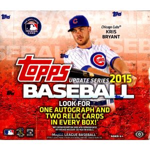 2015 Topps Update Series Baseball Jumbo 6 Box Case