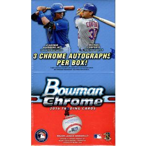 2016 Bowman Chrome Baseball Vending Box