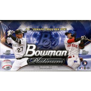 2016 Bowman Platinum Baseball Hobby Box