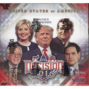 Decision 2016 Trading Cards - Retail Box