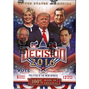 Decision 2016 Trading Cards - Blaster 20 Box Lot