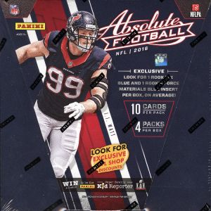 2016 Panini Absolute Football Retail Premium 20 Box Case