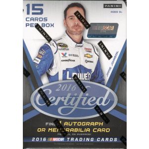 2016 Panini Certified Racing Blaster 20 Box Lot