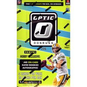 2016 Panini Donruss Optic Football Hobby 12 Box Case