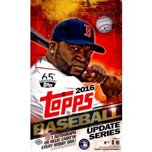2016 Topps Update Series Baseball Hobby Box