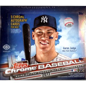 2017 Topps Chrome Baseball Jumbo HTA Box