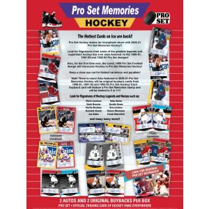 2020/21 Pro Set Memories Hockey Box