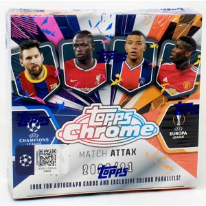 2020/21 Topps Chrome Match Attax Soccer Box 