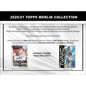 2020/21 Topps Merlin Chrome Soccer Hobby Box 