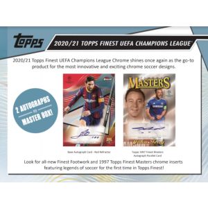 2020/21 Topps Finest UEFA Champions League Soccer Hobby Box