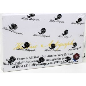 2020 Historic Autographs Hall of Fame & All-Star 10th Anniversary Edition Baseball Box