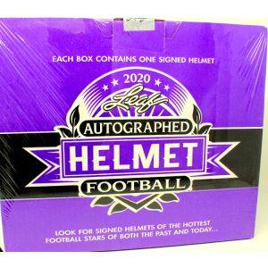 2020 Leaf Autographed Full Sized Helmet Football Box