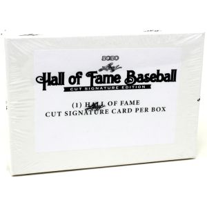 2020 Leaf Hall of Fame Cut Signature Edition Baseball Box