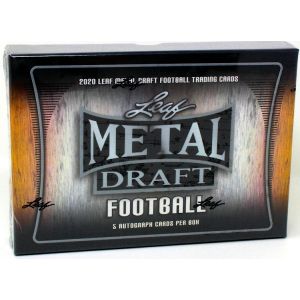 2020 Leaf Metal Draft Football Hobby Box
