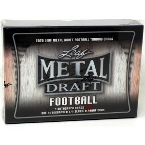 2020 Leaf Metal Draft Football Jumbo Box