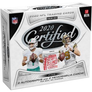 2020 Panini Certified Football 1st Off The Line Premium Edition Box