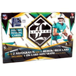 2020 Panini Limited Football 1st Off The Line Hobby Box