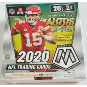 2020 Panini Mosaic Football Mega Box (WalMart)