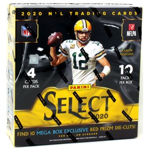 2020 Panini Select Football Red Die-Cut Prizm Mega Box