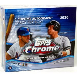 2020 Topps Chrome Baseball Jumbo HTA Box
