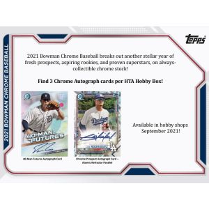 2021 Bowman Chrome Baseball HTA Choice Box