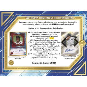 2021 Bowman Transcendent Collection Baseball Case
