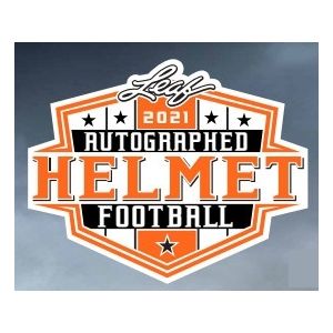 2021 Leaf Autographed Full Sized Helmet Football Box