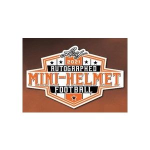 2021 Leaf Autographed Mini Helmet Football Box