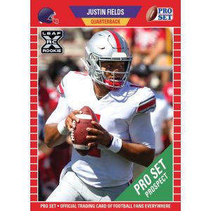 2021 Pro Set PS2 Justin Fields Rookie Card - 10 Card Lot