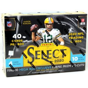 2020 Panini Select Football Purple Die-Cut Prizm Mega Box