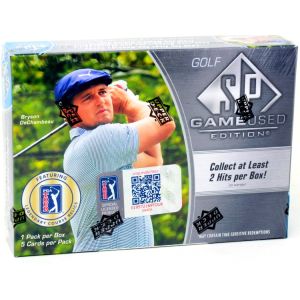 2021 Upper Deck SP Game Used Golf Hobby Box
