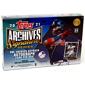 2021 Topps Archives Signature Series Baseball 20 Box Case