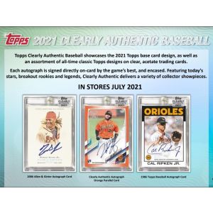 2021 Topps Clearly Authentic Baseball Box