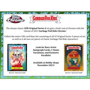2021 Topps Garbage Pail Kids Chrome Hobby Box
