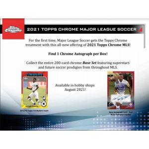 2021 Topps MLS Chrome Soccer Box