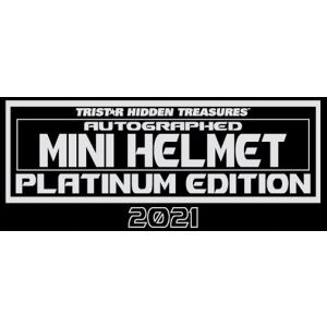 2021 Tristar H/T Football Mini Helmet Platinum Edition Box