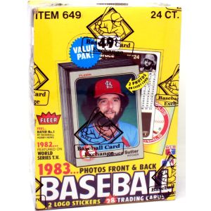 1983 Fleer Baseball Cello Box (BBCE Wrapped)